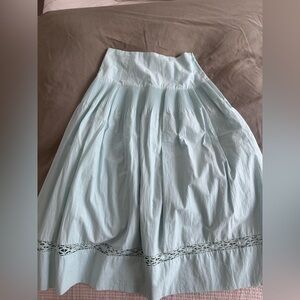 St. Roche Winona‎ Skirt Midi Skirt Duck Egg Blue